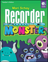Recorder Monster Teacher Book cover